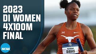 Women's 4x100m final - 2023 NCAA outdoor track and field championships