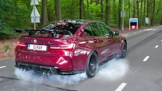 Modified Cars Accelerating, CRAZY BURNOUTS! 750HP M5 G82, Decat 7R, 600HP M340i, C63S AMG..