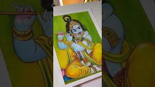 Unique Shree Krishna Sketch#Shorts Viral#painting#art