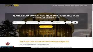 Cheap Taxi From Heathrow, Airport UK To Burgess Hill, UK