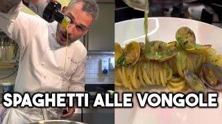 Spaghetti alle vongole  Chef Roberto Di Pinto