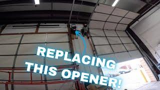 Replacing a Bad Opener! Installing a Commercial LiftMaster Jackshaft Garage Door Opener!