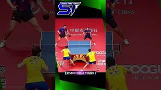 Perfect table tennis techniques performed by the world's greatest players #pingpong #shorts