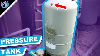 how to check and adjust pressure tank