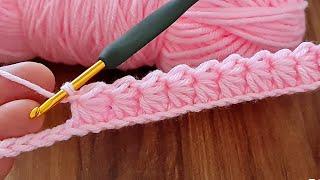 Beginners are here. Very easy to make. Very beautiful crocheted  pattern baby blanket.