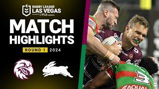 NRL 2024 | Sea Eagles v Rabbitohs | Match Highlights