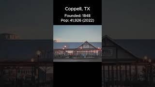 Random US Towns: Coppell, TX #shorts