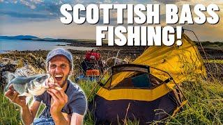 Bass Fishing and Wild Camping in Scotland! (4K)