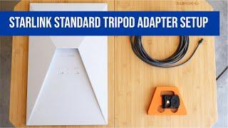 Starlink Standard (Gen 3) On A Tripod (StarDapter Quick Start Video)