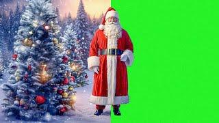 Christmas Santa Dancing Animation Green Screen Video | Royalty Free | No Copyright 2024