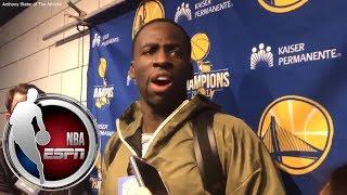 Draymond Green has interview interrupted by Evan Turner to pay bet | NBA on ESPN