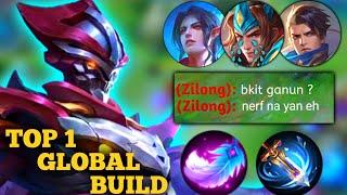 ( TRY THIS ) ZHASK TOP 1 GLOBAL BUILD = DAMAGE HACK MOBILE LEGENDS 2022