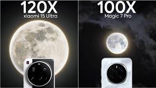 Xiaomi 15 Ultra vs Honor Magic 7 Pro Live Zoom Test Comparison