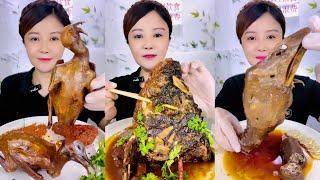 ASMR | Eating Delicious Special Spicy Dishes,FISH Head | Fried Pigeon,Duck Head |Mukbang Eating Show