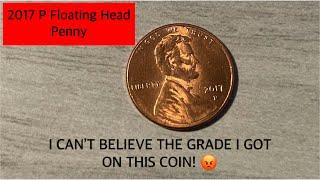 I GOT MY FLOATING HEAD PENNY BACK FROM ICG!! Let’s See What Grade I Got..