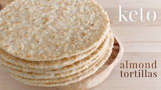 Keto Almond Tortillas | Vegan