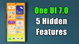 Samsung ONE UI 7 - 5 Hidden Features No One Noticed