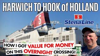 Harwich to Hook of Holland.  The Overnight Ferry with Stena Line, MV Stena Hollandica