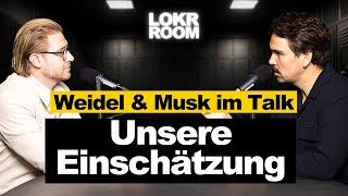 Musk und Weidel auf X: Unsere Einschätzung + Zuckerbergs Wandel // LoKr Room Talk