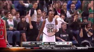 Ray Allen Celtics 25pts (9/12 FG) vs Bulls (2010)