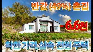 경북 의성 반값 촌집, 대지(678㎡)에 지은 전망있는 경매 전원주택 물건(2024-189)