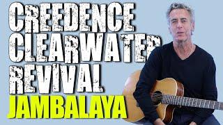 How To Play Jambalaya On Acoustic Guitar - Creedence Clearwater Revival Guitar Lesson