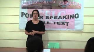 [CEBU/CELC]셀크 Powerspeaking 과정 'Ramy'학생의 Presentation