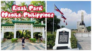 PH TOURIST SPOT: RIZAL PARK | LUNETA PARK | ERMITA MANILA PHILIPPINES | JOY WANDERS