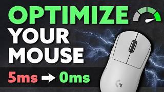 Mouse Optimization GUIDE for Gaming!  (0 Delay Tweaks)