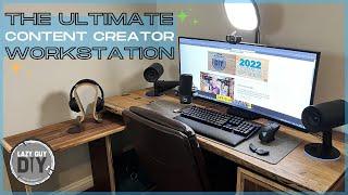 Ultimate Content Creator Computer Desk Set Up