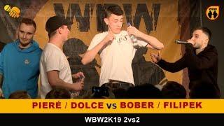 Bober/Filipek  Pieré/Dolce  WBW 2019 2vs2 (freestyle rap battle)