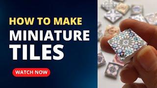 How to make glossy miniature tiles