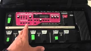 boss RC300 - how i set it up and use it live