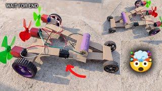 Modified Air Powered Car With  3 DC Motor & 2 N20 Gear.