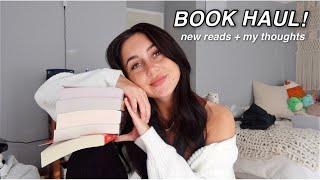 book shopping haul! | new books + new reads