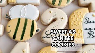 Decorate Sweet as can BEE sugar cookies with royal icing!