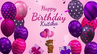 Happy Birthday Kritika | Kritika Happy Birthday Song | Kritika