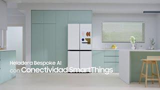 SmartThings en tu #HeladeraBespokeAI  | Samsung