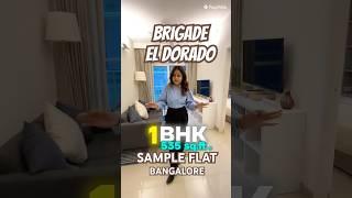 Brigade El Dorado |  7738888141| Luxury 1 BHK Sample Flat Video | Aerospacepark | North Bangalore |