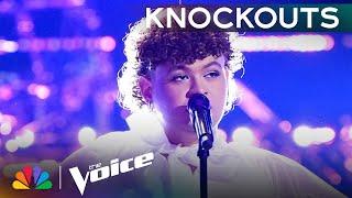 Jose Luis Is a Star on Ariana Grande's "we can't be friends" | The Voice Knockouts | NBC