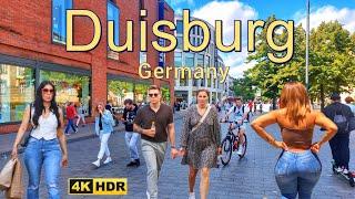 Duisburg Germany/tour in Duisburg one of the most beautiful cities in NRW in Germany 4k HDR