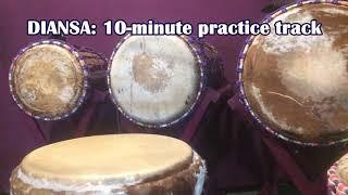 Diansa: 10-minute practice track (105 bpm)