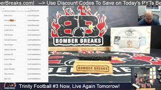 Welcome to Bomber Sports Cards Live Breaks Featuring Mosaic & Bowman U Football!