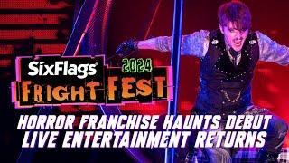 Fright Fest 2024 at Six Flags Over Texas | New Horror Franchise Haunts, Live Shows & Scare Zones