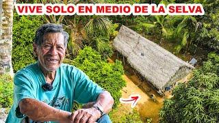 Este hombre VIVE FELIZ en la INMENSA Y SOLITARIA SELVA del Perú | Jordy Aventurero