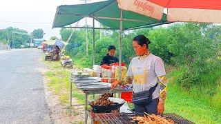 Best Cambodia Street Food in Takeo & Kandal! Countryside Market, Crab, Shrimp, Fish, Chicken & More