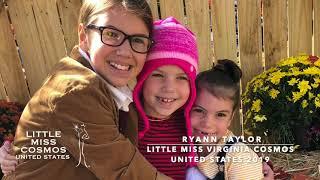 Little Miss Virginia Cosmos United States 2019 Ryann Taylor - Queen Behind The Crown