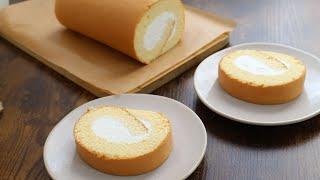 Cách mới làm bánh bông lan cuộn siêu mềm xốp | Fluffy roll cake recipe