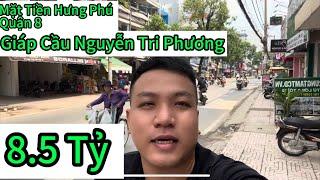 Quận 8 8.5 tỷ đường hưng phú 3.15mx13m 40m2 4 tầng lề 4m tiện kinh doanh #nhaphonhatanh