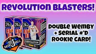 *FIRST LOOK!* 2023-24 Panini Revolution Basketball Blaster Box Break x3  DOUBLE WEMBY + #’d RC!